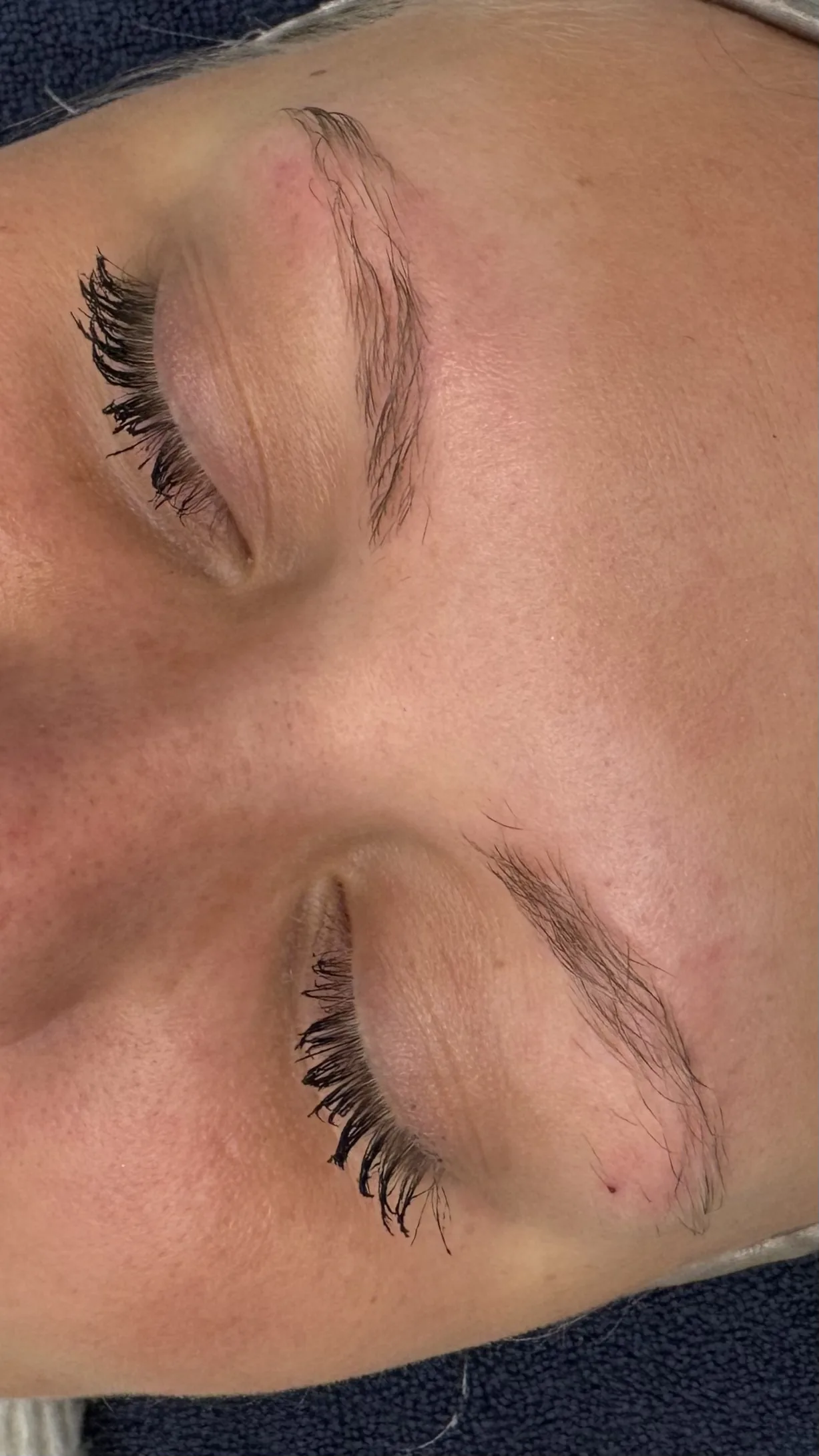Combo Brows före behandling