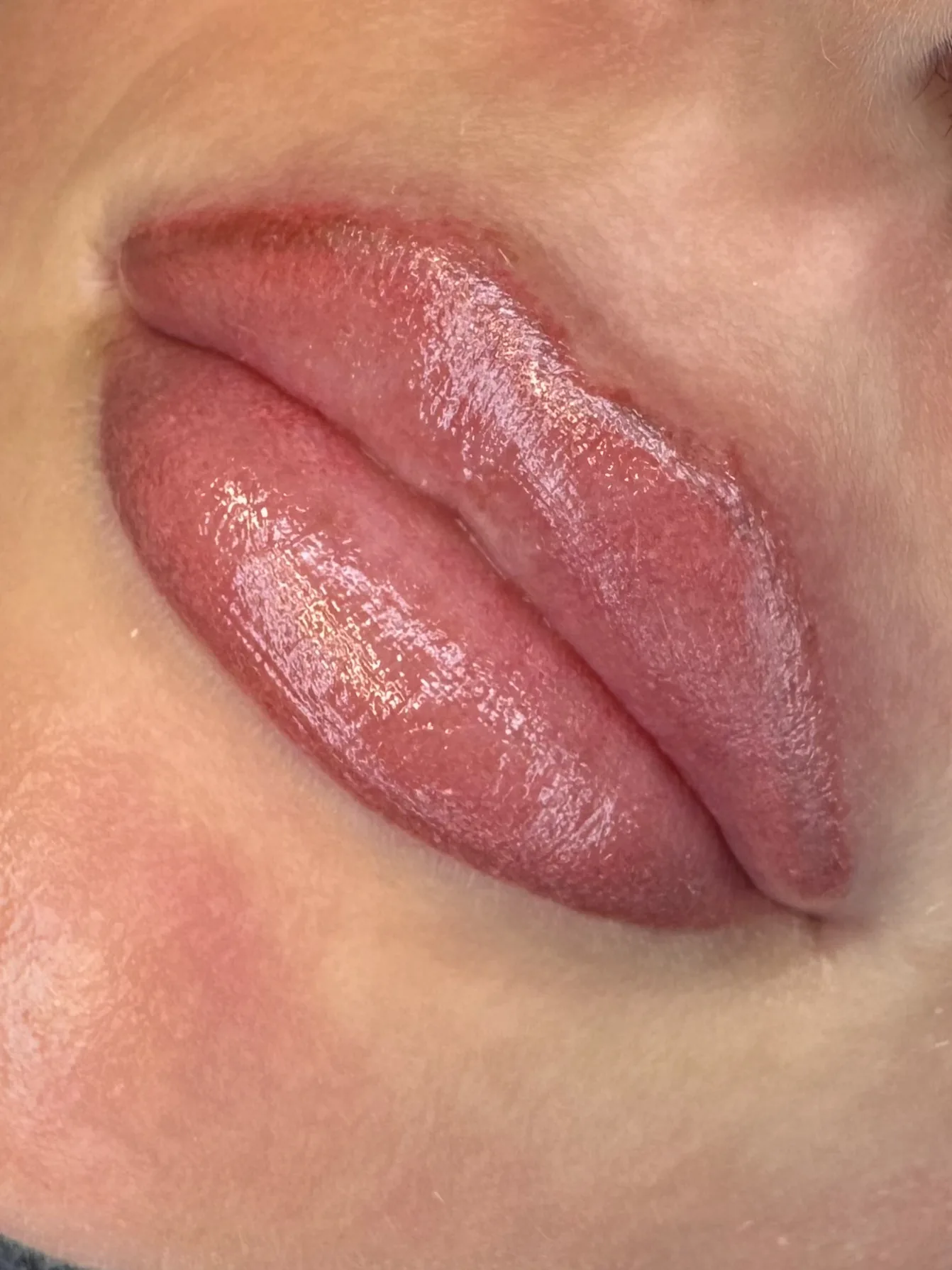 Lip Blush efter behandling