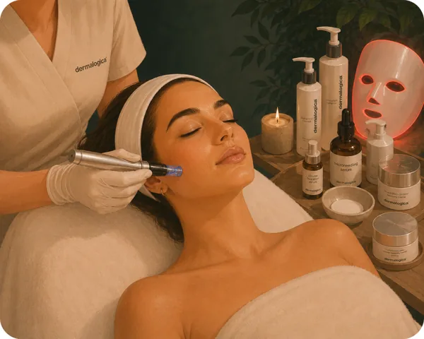 Premium microneedling som förfinar porerna hos Your Skin Clinic i Stockholm