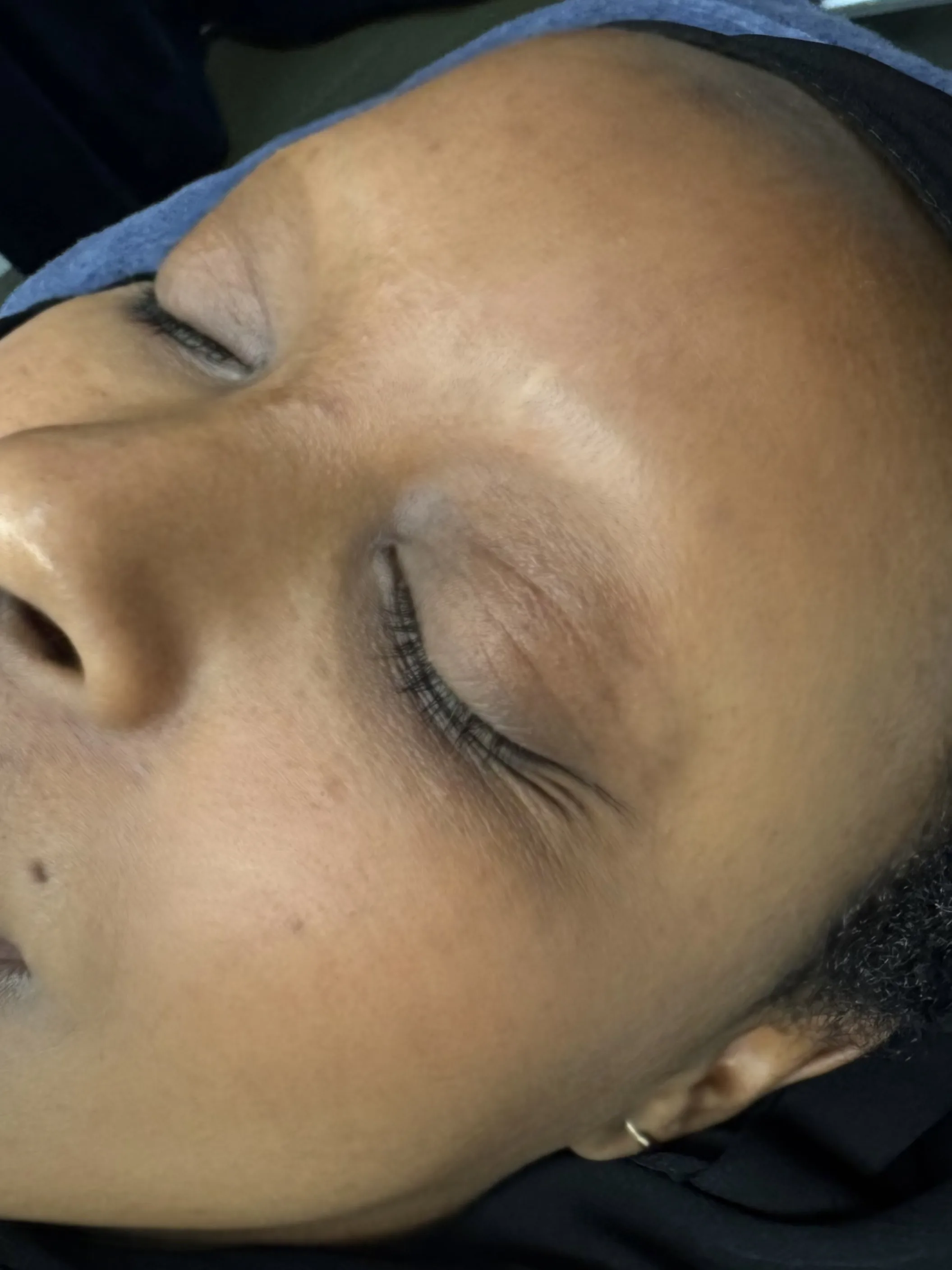 Powder Brows före behandling